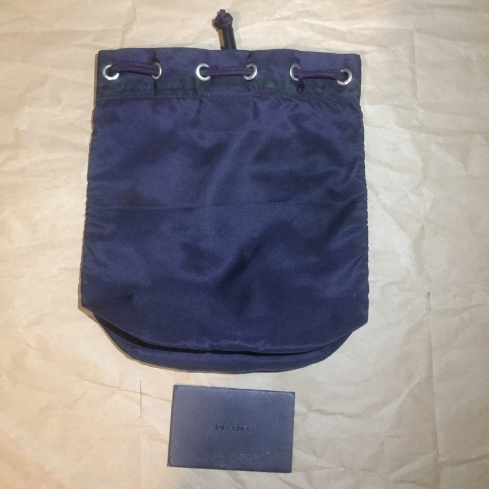 Authentic Prada Drawstring Bag Used Damaged String - image 8